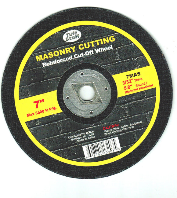 Masonry Cutting Reinforced Cut-off Wheel 7