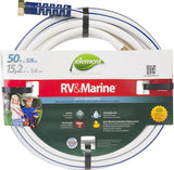 Swan Products ELMRV58050 Element RV & Marine Camping and Boating Water Hose 50' x 5/8", White