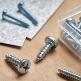 Qualihome Pan Head Phillips Drive Sheet Metal Screws Assortment Kit, 140 Pieces