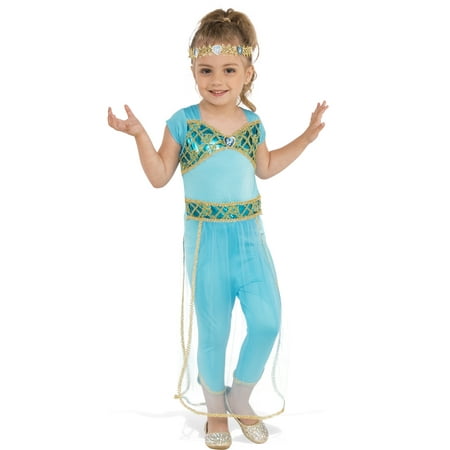 Arabian Princess Jasmine Girl Child Genie Halloween Costume-M