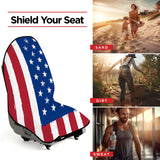 lebogner Waterproof Seat Cover, Sweating Towel for Post Gym Workout, Running, Swimming, and Beach, 2-Pack Universal Fit Anti-Slip Seat Protector for Cars, and Trucks, Machine Washable, American Flag