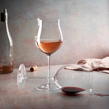 Extra Large Crystal Wine Glasses with Stem - Elegant Wide Rim Stemware Giant Red