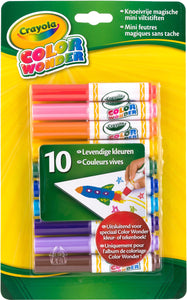 Crayola Color Wonder Markers, Mess Free Coloring, 10 Count, Age 3, 4, 5, 6