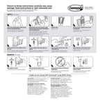 Command Under Sink Cabinet Caddy, Holds up to 7.5 lbs, 1-Caddy, 4-Strips,