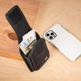 Nite Ize Clip Case Hardshell Universal Rugged Holster - Protective Phone Holder with Belt Clip - Phone Holster for Men's & Women's Belts - Utility Belt Phone Pouch - X-Large, Black
