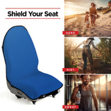lebogner Waterproof Sweating Car Seat Cover for Post Gym Workout, Running, Swimming, Beach and Hiking, Universal Fit Anti-Slip Bucket Seat Protector for Cars, SUVs and Trucks, Machine Washable, Blue