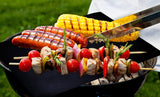 Masirs Grilling Mat - Prevent Food from Sticking to or Falling Through The Grate. The Reusable BBQ Grill Mat Will Produce Professional Quality Barbecues. Use it in The Oven, Microwave. (Set of 5)
