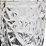 Crystal Clear Crystal Vase,, 12'' high, for Flowers & Decor, Confier Design, Lovely Nice Shiny Piece, Suitable for All Occasions, Perfect as a Gift,, Clear