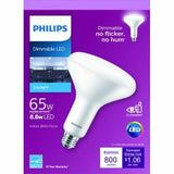Philips LED 65-Watt BR40 6-Inch Recessed can Indoor Floodlight Light Bulb  Frosted Daylight  Dimmable  E26 Medium Base (1-Pack)