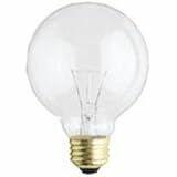 Westinghouse 312200 40 watt G25 Light Bulb  White