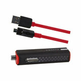 Xentris 2.4A Micro USB Vehicle Charger - Black/Red