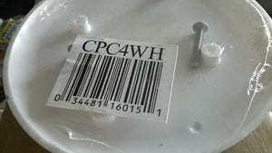 Carlon Lamson & Sessons CPC4WH White Round Blank Ceiling Cover