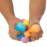 Schylling NeeDoh Rainboh Teenie - Sensory Squeeze Toy - Contains 6 Mini Groovy Globs - 1.5" Wide - Multicolored