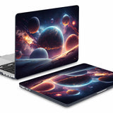 Mektron Case for MacBook Pro 16 Inch A2141 Cover 2019 Release 16" with Liquid Retina Display/Touch ID, Plastic Hard Shell with Keyboard Skin & Screen Protector & Dust Plug, Planets