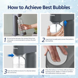 PHILIPS Sparkling Water Maker Soda Maker Soda Streaming Machine Quick Twist for Easy Install, 1L Carbonating Bottle, Soda Water Maker, Compatible with 60L CO2 Carbonator(NOT Included), ADD4901GROQ/37