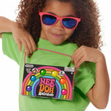 Schylling NeeDoh Rainboh Teenie - Sensory Squeeze Toy - Contains 6 Mini Groovy Globs - 1.5" Wide - Multicolored