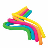 Schylling NeeDoh Noodlies - Sensory Squeeze Toy - Contains 5 Stretchy Noodles - 14" Long - Multicolored (Pack of 1)