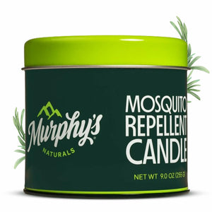 Murphy’s Naturals Mosquito  Candle (9oz) | , Natural Ingredients Like Peppermint, Rosemary and Citronella | Each Candle Burns for 30+ Hours | Made in USA | Great for The Patio