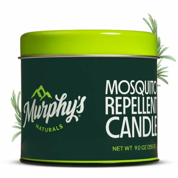 Murphy’s Naturals Mosquito  Candle (9oz) | , Natural Ingredients Like Peppermint, Rosemary and Citronella | Each Candle Burns for 30+ Hours | Made in USA | Great for The Patio