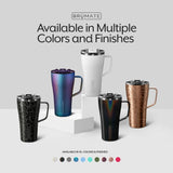 BrüMate Toddy 22oz 100% Leak Proof Insulated Coffee Mug with Handle & Lid - Stainless Steel Coffee Travel Mug - Double Walled Coffee Cup (Matte Navy)