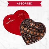RUSSELL STOVER I LOVE YOU Red Foil Heart Assorted Milk & Dark Chocolate Gift Box, 20.1 oz. (35 pieces)