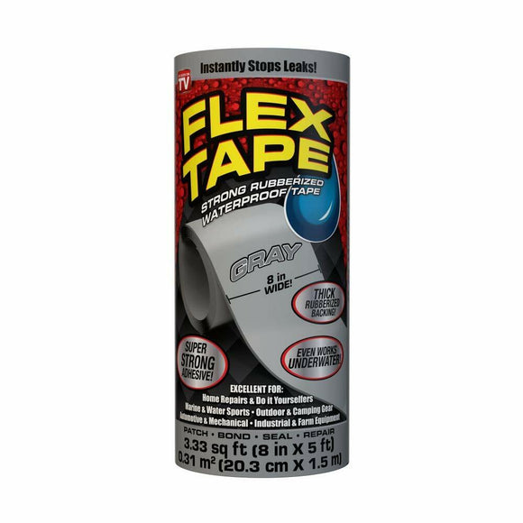 Flex Tape Rubberized Waterproof Tape, 8