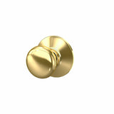 Schlage F10 PLY 605 Plymouth Door Knob, Hall & Closet Passage Lock, Bright Brass