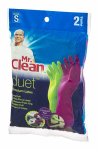 Mr Clean 243092 Small Duet Reusable Latex Gloves