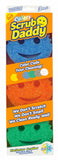 Scrub Daddy Color Sponges - Scratch-Free Multipurpose Dish Sponges for Kitchen, Bathroom & Household Cleaning - Made with BPA-Free Polymer Foam (3 Count) (New - without box)