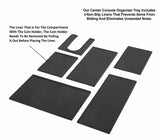 lebogner Center Console Storage Tray Organizer Compatible with Toyota Tundra, Armrest Console Secondary Accessories Box with 5 Compartments and 2 Coin Holders, Full Tray (2014-2020 All Models)
