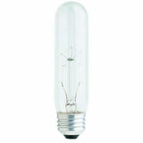 Feit Electric BP40T10 40 Watt Clear Tube Bulb Medium Base