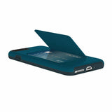 Incipio Stowaway iPhone 8 Plus & iPhone 7 Plus Case with Credit Card Slot Holder and Integrated Stand for iPhone 8 Plus & iPhone 7 Plus - Navy