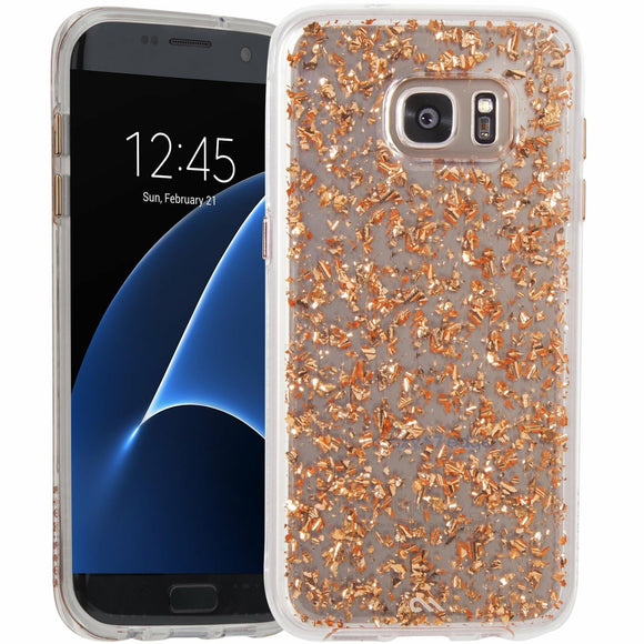 Case-Mate Phone Case for Samsung Galaxy S7 Edge - Retail Packaging - Gold