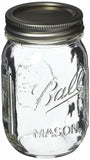 Ball Glass 389579 Pint Regular Mouth Mason, 2 Count (Pack of 1), Clear