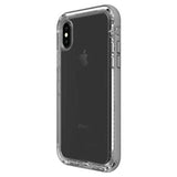 LifeProof Next for iPhone X Case (Beach Pebble (Clear/Sleet Gray))