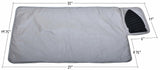 Handy Laundry Portable Ironing Mat - Easily Change Any Flat Surface into an Ironing Board. Features Silicone Slip Resistant Iron Rest to Safely Place Your Hot Iron. Easy to Take Along When Traveling.