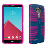 Speck Products CandyShell Grip Case for LG G4 - Frustration-Free Packaging - Deep Sea Blue/Lipstick Pink