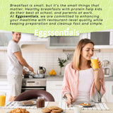 Eggssentials Egg Rings for Frying Eggs Pack of 4 Egg ring Large 3.5 - Non-Stick Pancake Mold Maker & Egg Mold for Breakfast Sandwiches. (NEW - Without Box)
