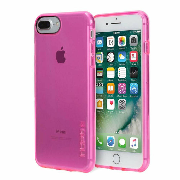 Incipio NGP Pure iPhone 8 Plus & iPhone 7/6/6s Plus Case with Clear, Shock-Absorbing Polymer for iPhone 8 Plus & iPhone 7/6/6s Plus - Hot Pink