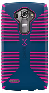 Speck Products CandyShell Grip Case for LG G4 - Frustration-Free Packaging - Deep Sea Blue/Lipstick Pink