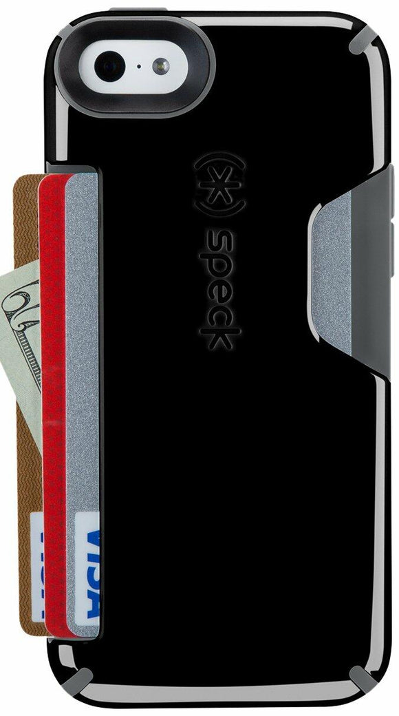Speck Products CandyShell Card Case for iPhone 5c - Black/Slate Grey