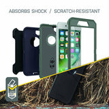 OtterBox iPhone SE 3rd & 2nd Gen, iPhone 8 & iPhone 7 (not Compatible with Plus Sized Models) Defender Series Case - Big SUR, Rugged & Durable, with Port Protection, Includes Holster Clip Kickstand