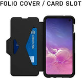 OtterBox Strada Series Case for Galaxy S10e (Only) - Non-Retail Packaging - Espresso (Dark Brown/Worn Brown Leather)