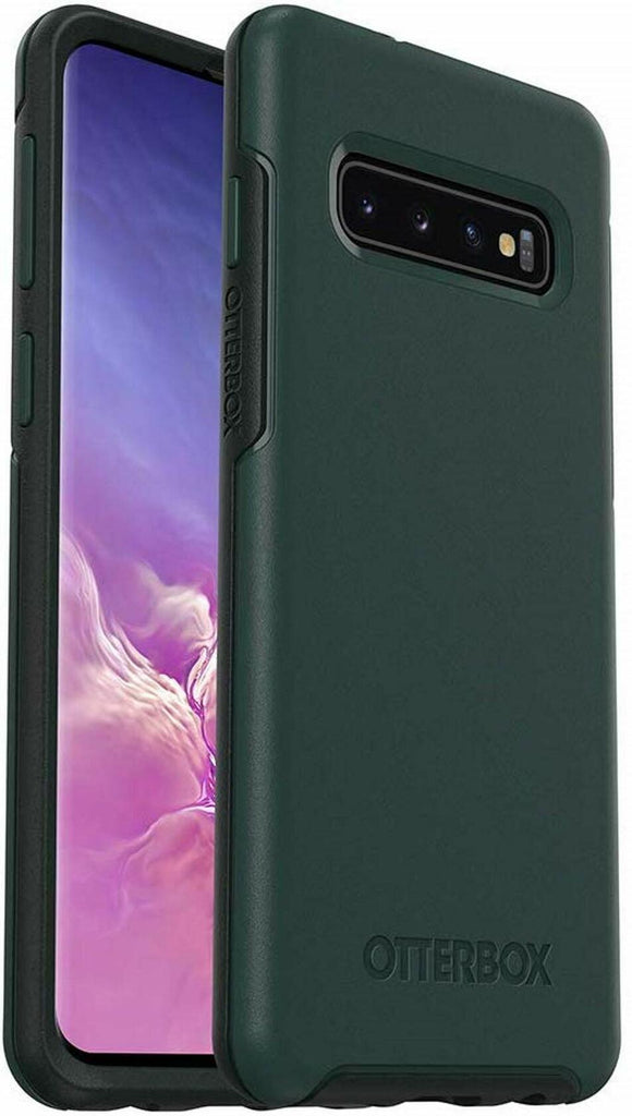 OtterBox Symmetry Series Case for Galaxy S10 - Retail Packaging - Ivy Meadow (Trekking Green/Scarab)