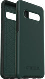 OtterBox Symmetry Series Case for Galaxy S10 - Retail Packaging - Ivy Meadow (Trekking Green/Scarab)