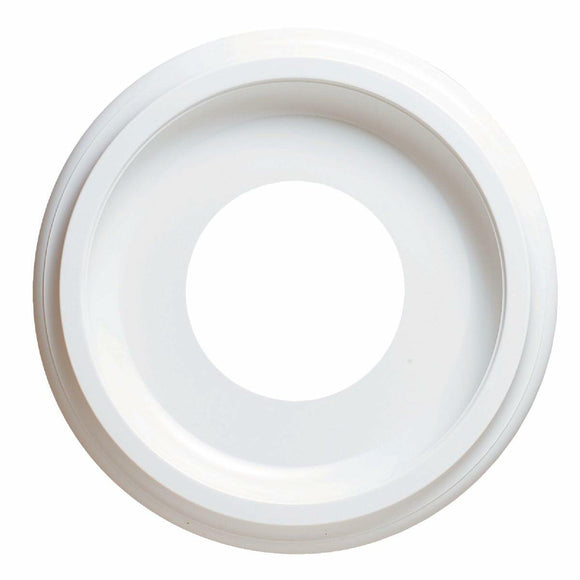 White Ceiling Fan Medallion, 10-In.