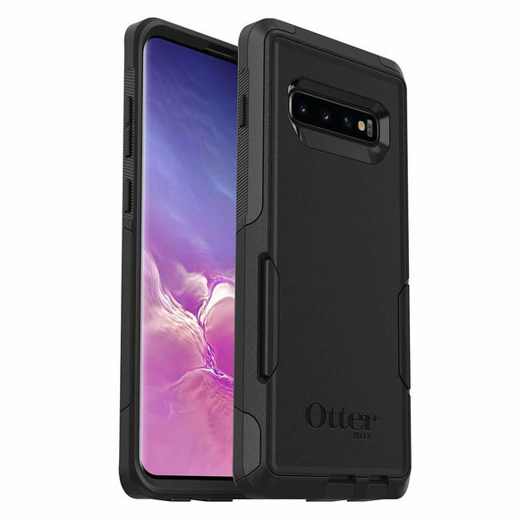 OtterBox Galaxy S10+ Commuter Series Case - Black, Slim & Tough, Pocket-Friendly, with Port Protection