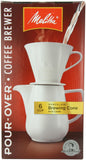 Melitta Gourmet Coffeemaker, Pack of 1, 36 ounces, Porcelain Carafe