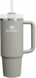 Stanley Quencher H2.0 Tumbler with Handle and Straw 30 oz | Flowstate 3-Position Lid | Cup Holder Compatible for Travel | Insulated Stainless Steel Cup | BPA-Free | Ash