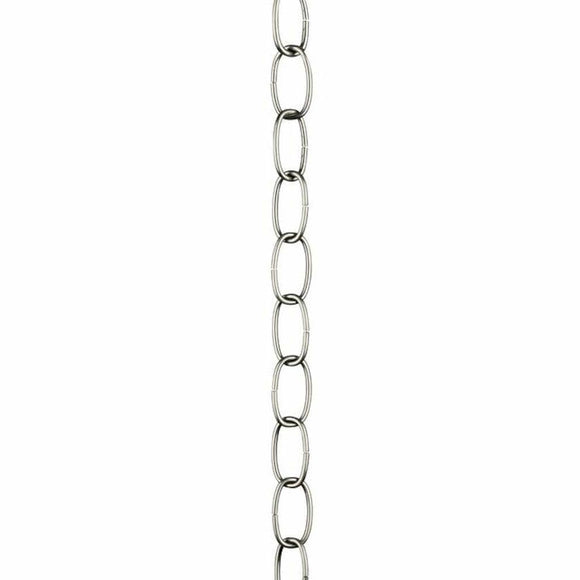 WESTINGHOUSE Lighting Corp 70075, Nickel 3-Feet Fixture Chain